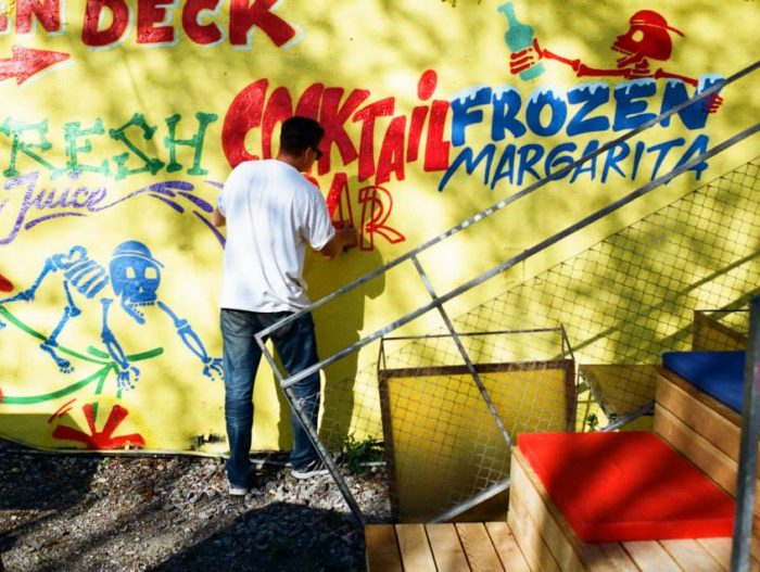 Sonnendeck Zürich Grafiti